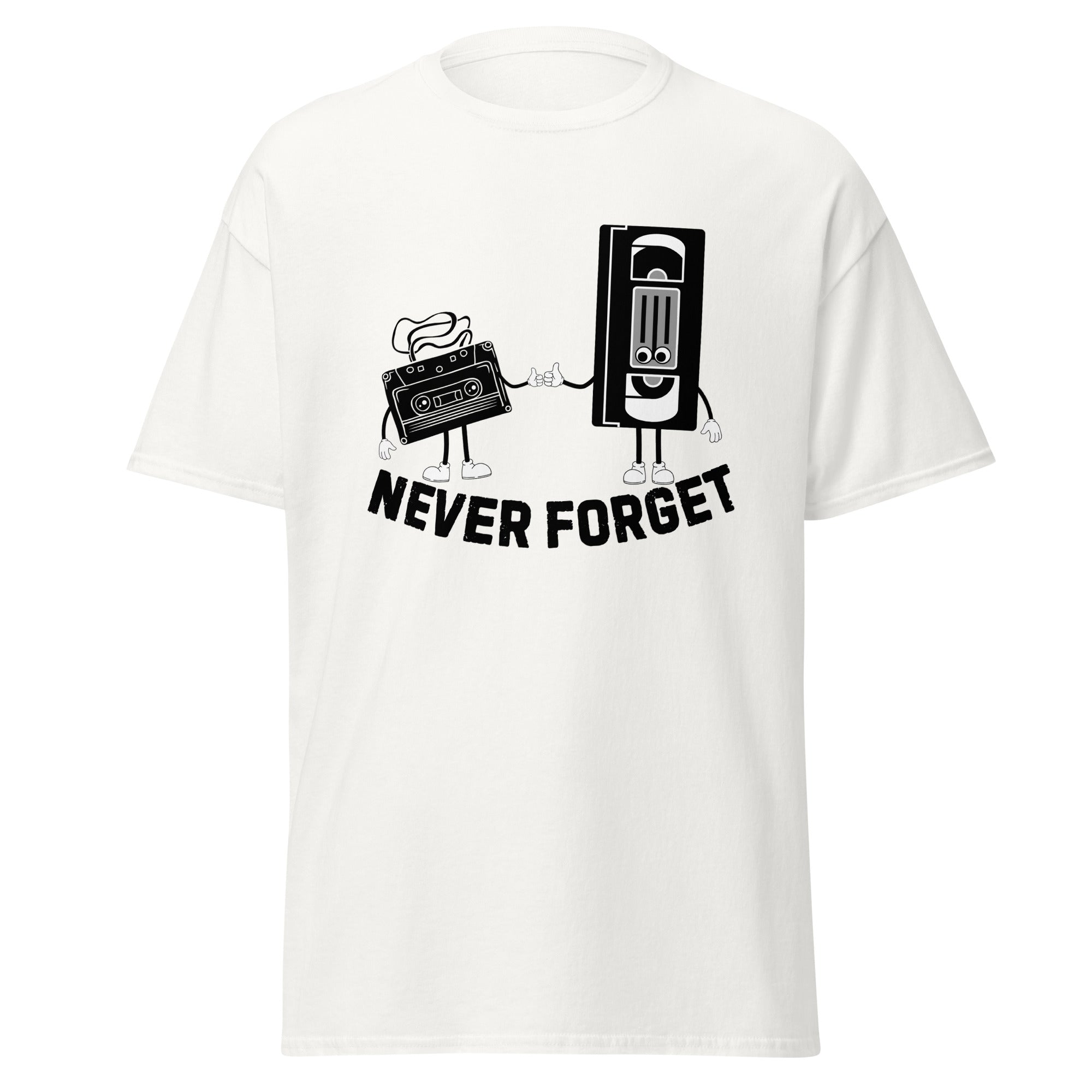 Never Forget - Retro Music & Media Nostalgia T-Shirt