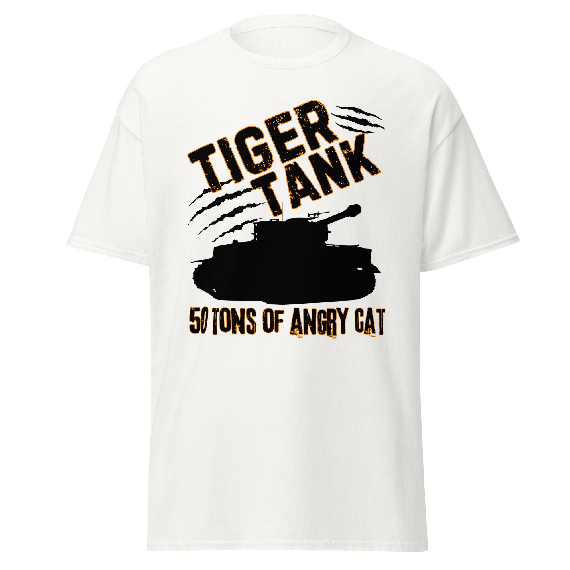 Tiger Tank – 50 Tons of Angry Cat T-Shirt