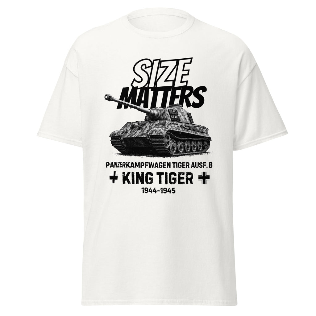 Size Matters – King Tiger Tank T-Shirt