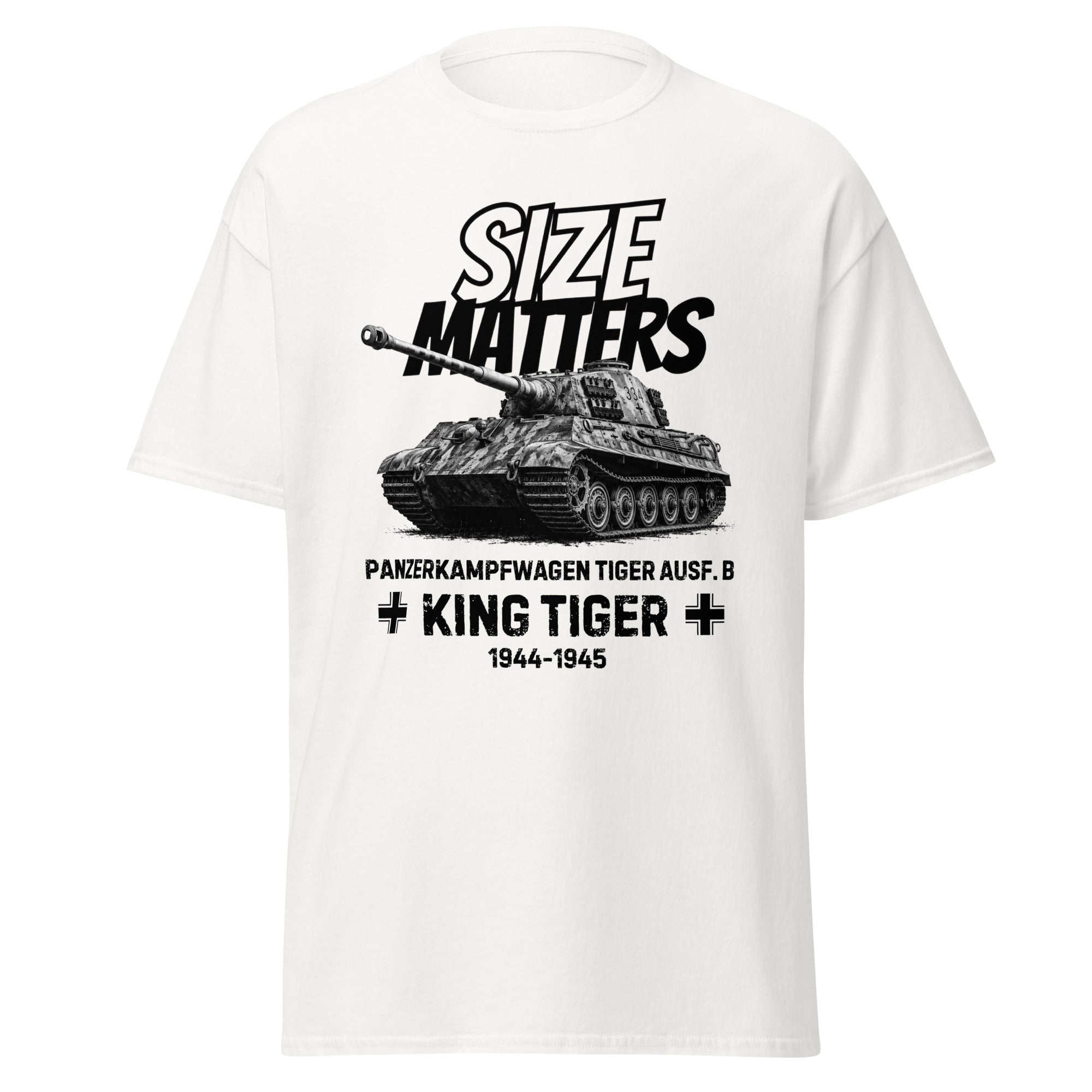 Size Matters – King Tiger Tank T-Shirt