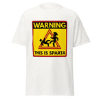 Warning This Is Sparta – Leonidas 300 Movie Parody T-Shirt