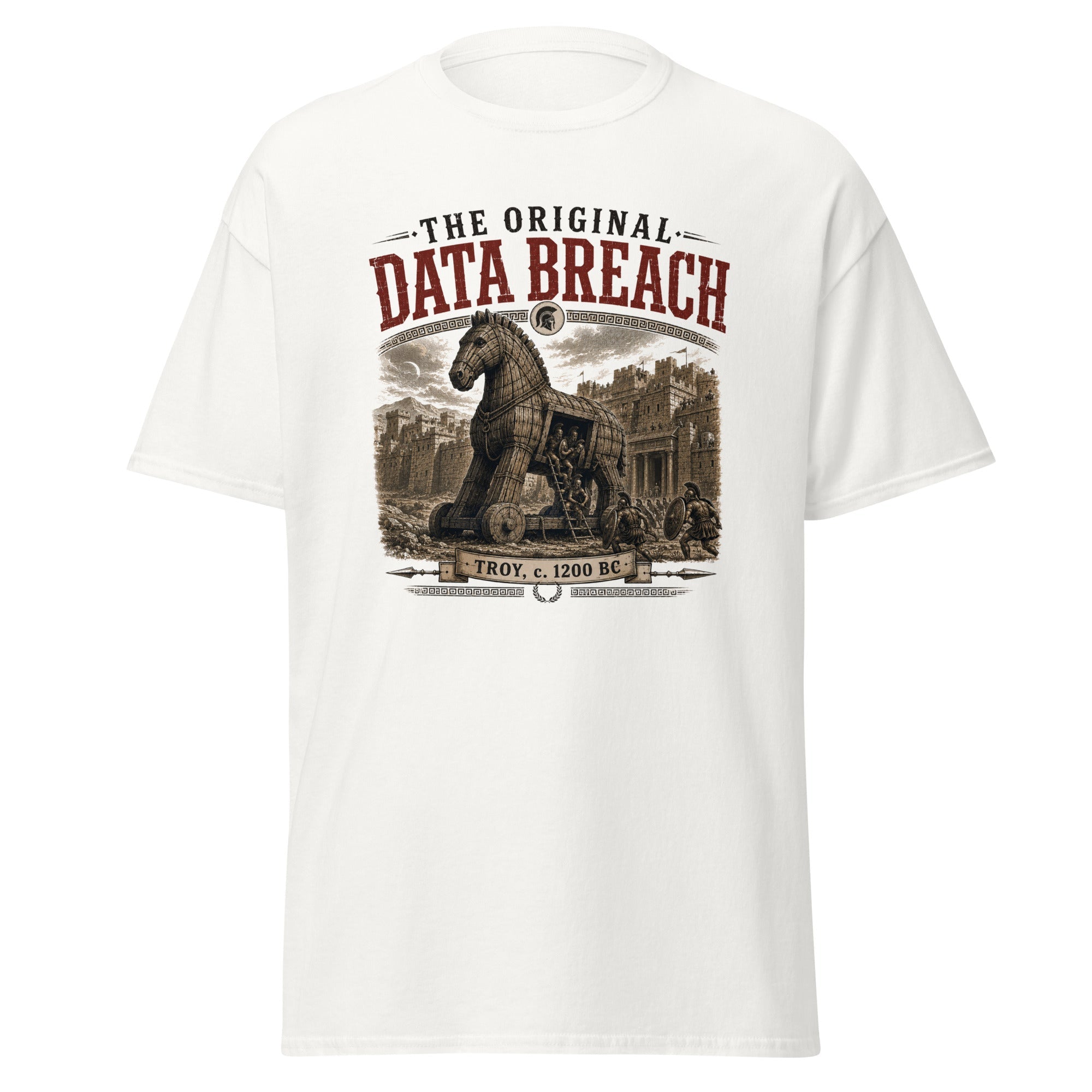 The Original Data Breach Trojan Horse Troy T-Shirt