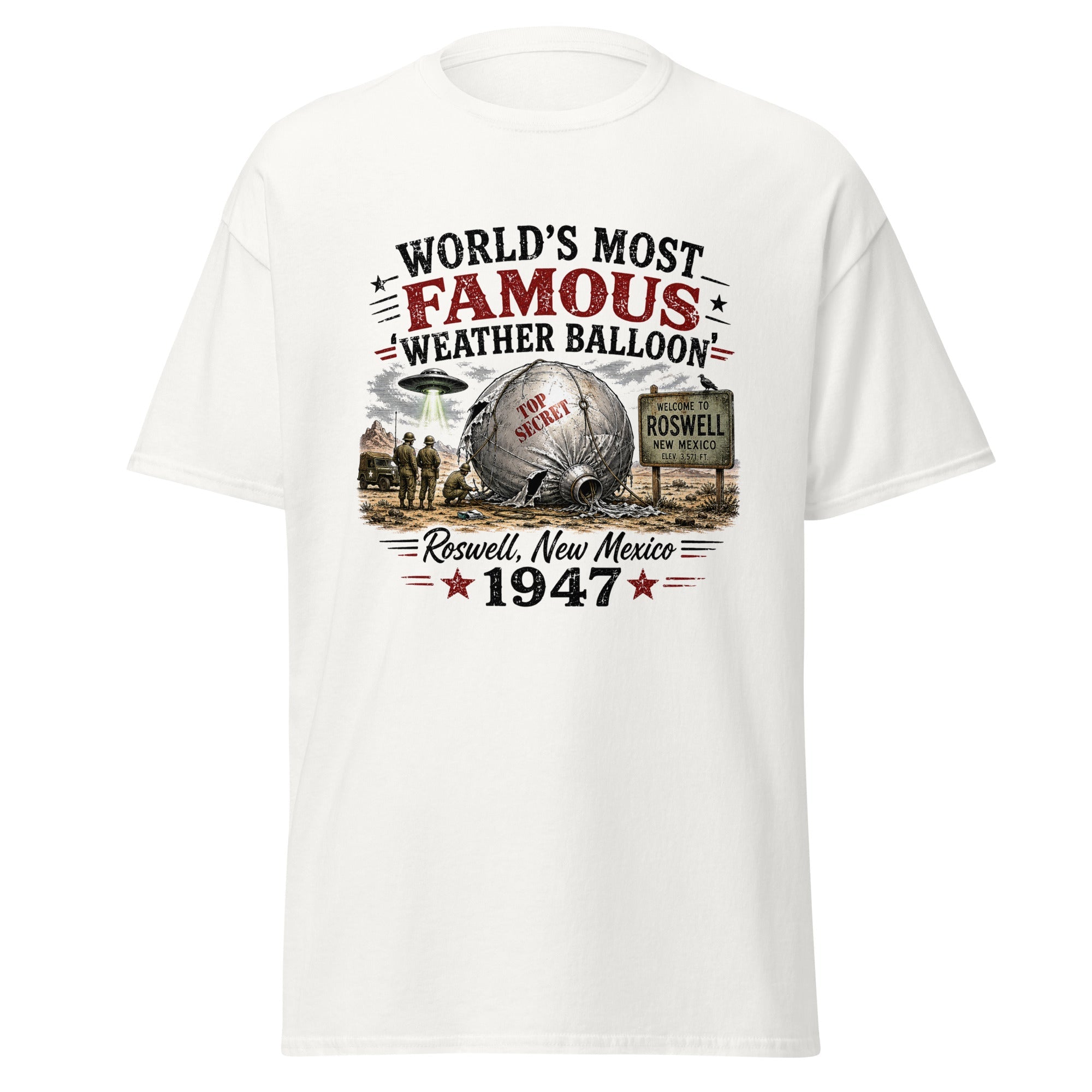 World's Most Famous Weather Balloon Roswell 1947 T-Shirt