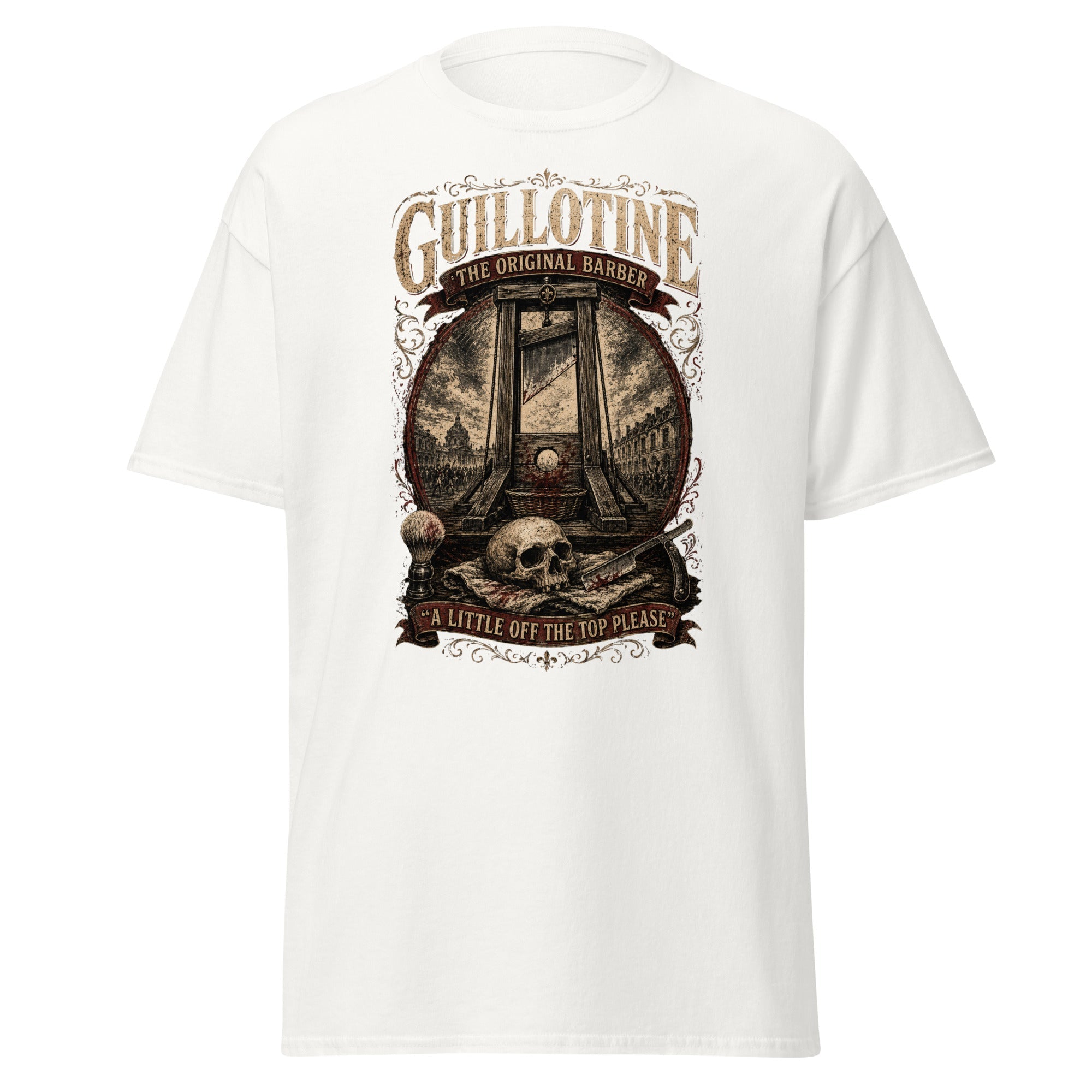 Guillotine The Original Barber French Revolution T-Shirt