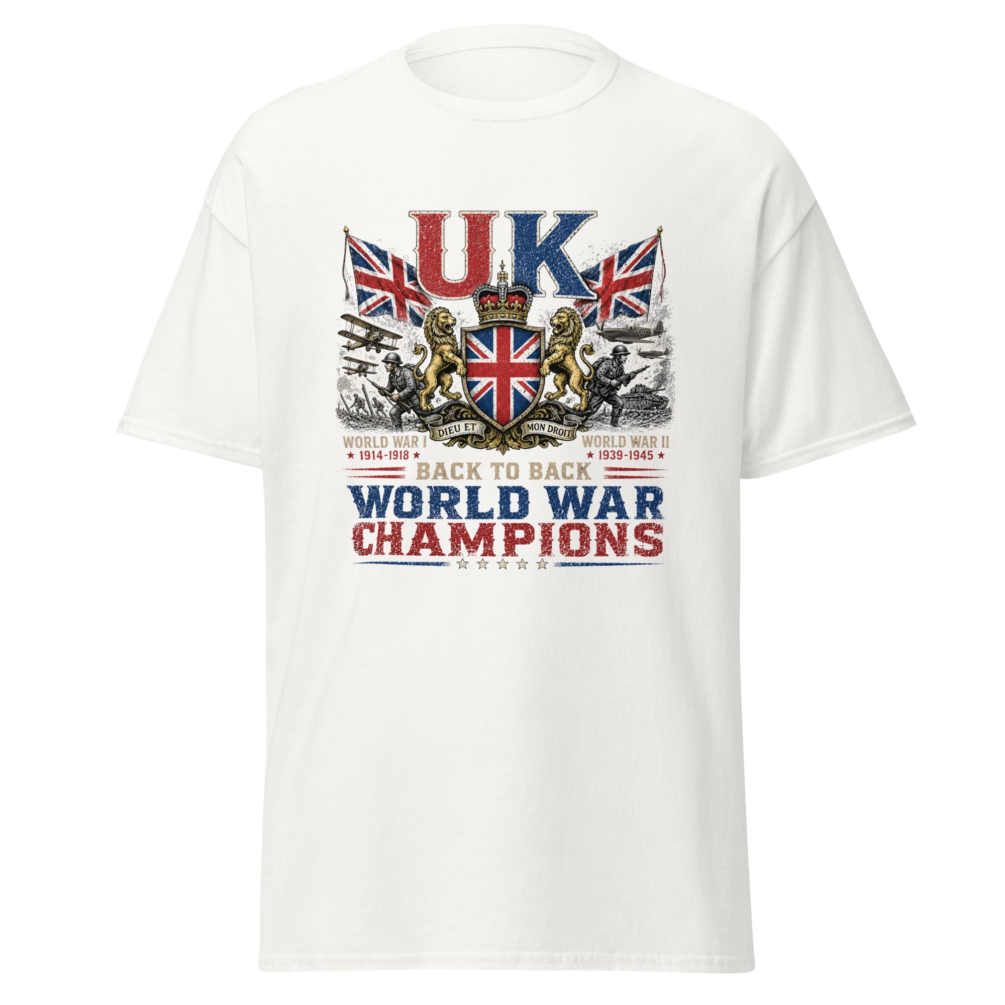 Back to Back World War Champions UK T-Shirt