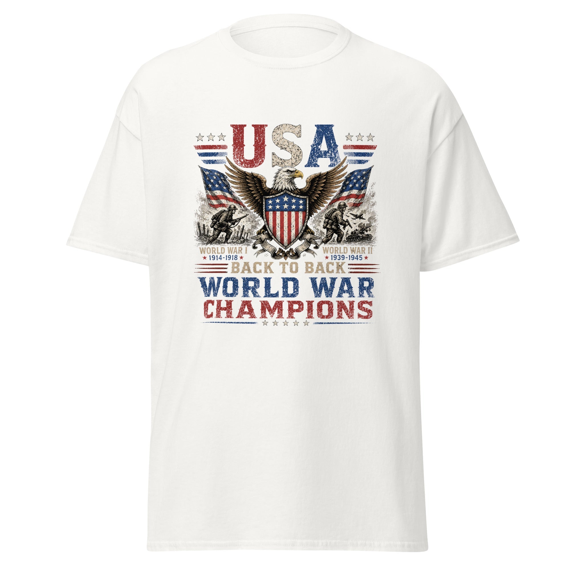 Back to Back World War Champions – USA T-Shirt