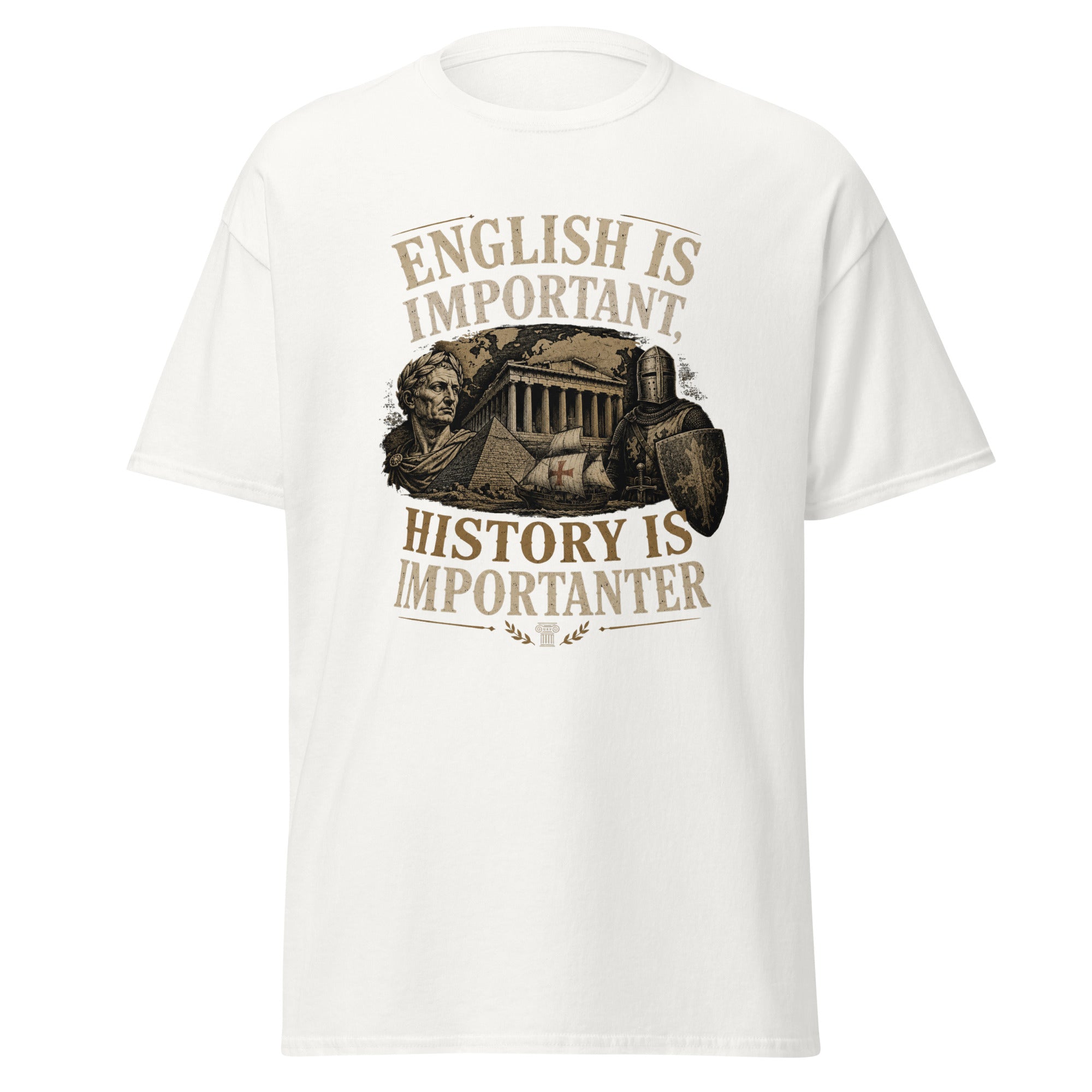 History Is Importanter – Funny Grammar & History Meme T-Shirt