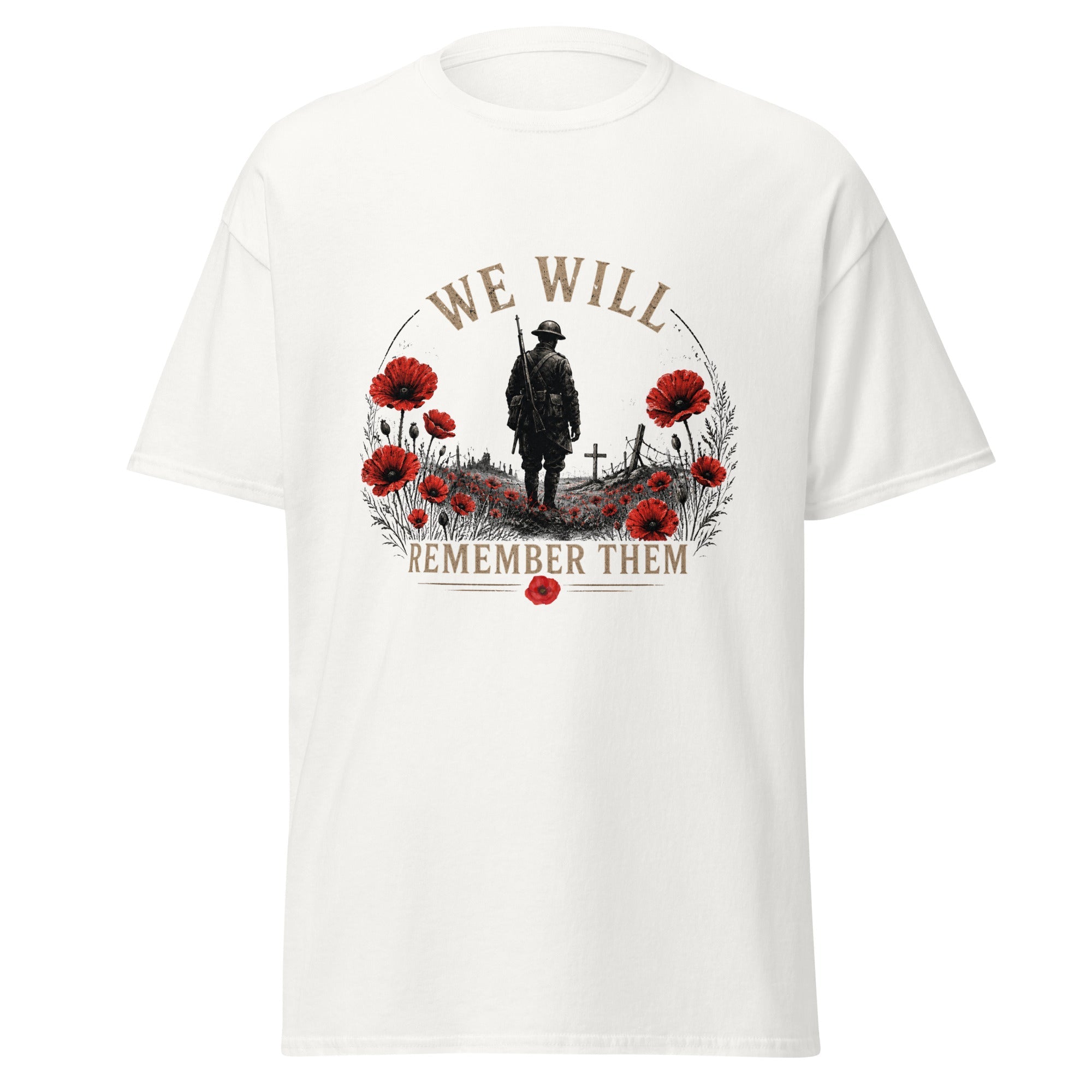 We Will Remember Them | Poppy WWI Remembrance T-Shirt